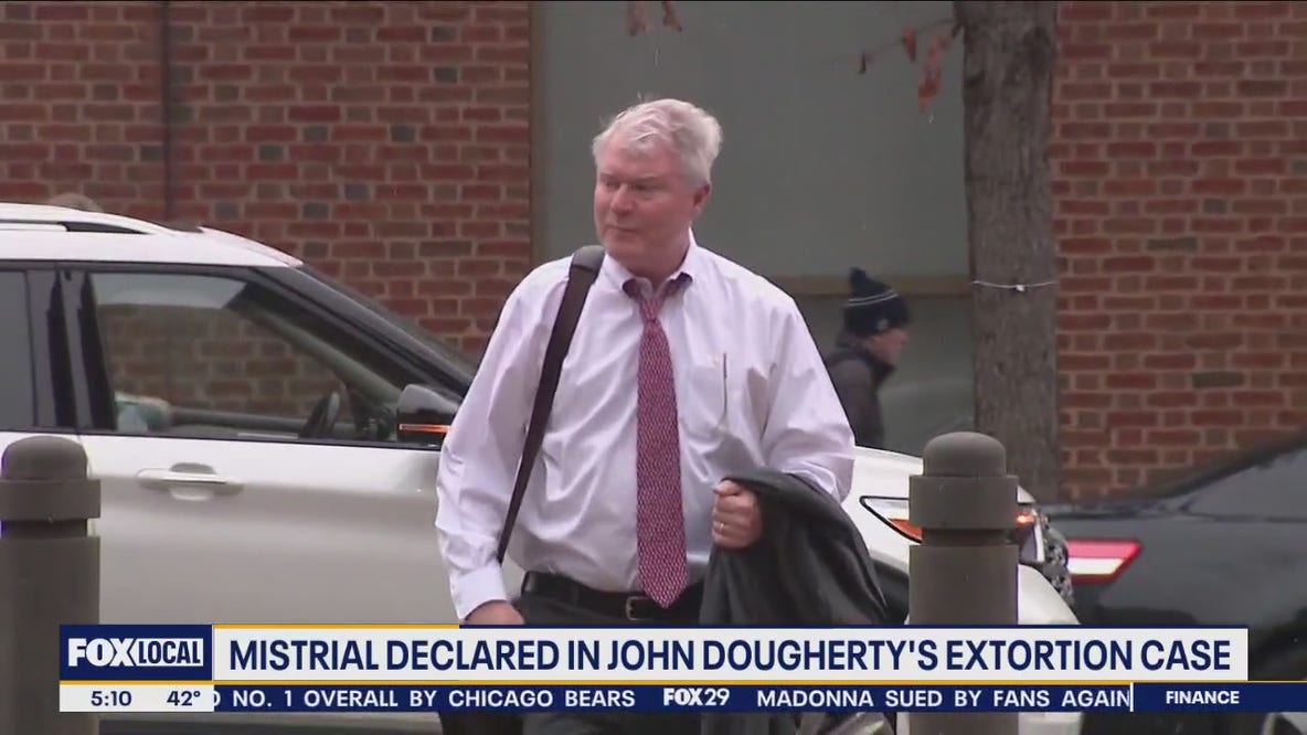 Mistrial declared in Johnny 'Doc' Dougherty extortion case